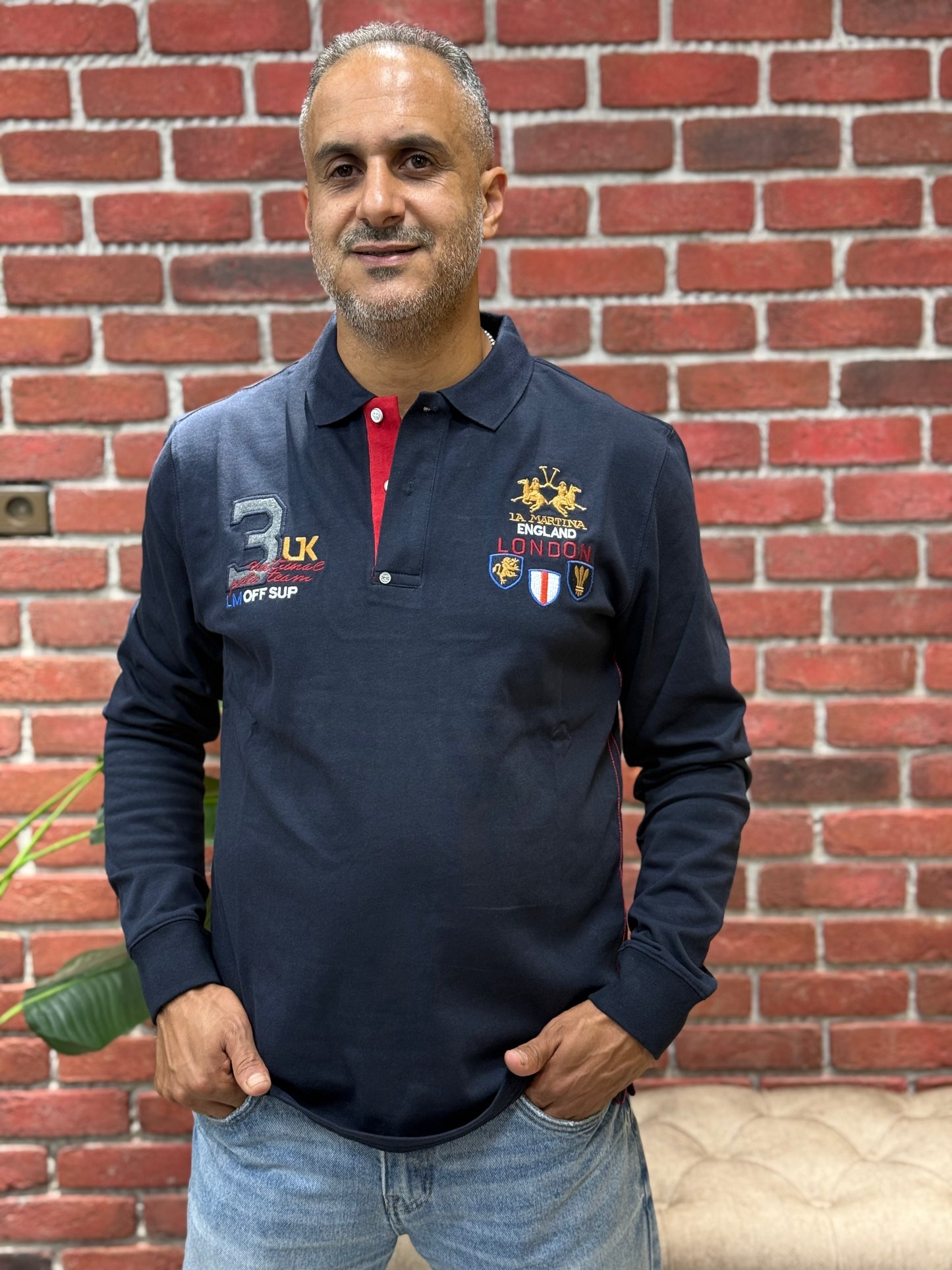 La Martina Men's polo shirt in a regular fit & FDN01