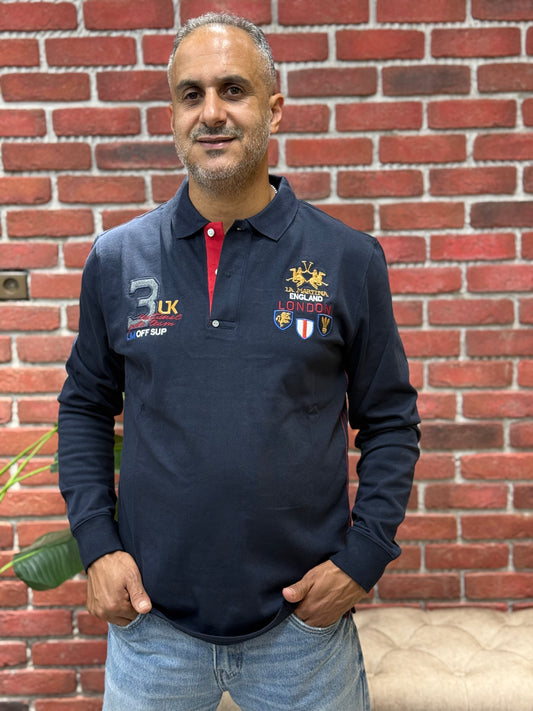 La Martina Men's polo shirt in a regular fit & FDN01