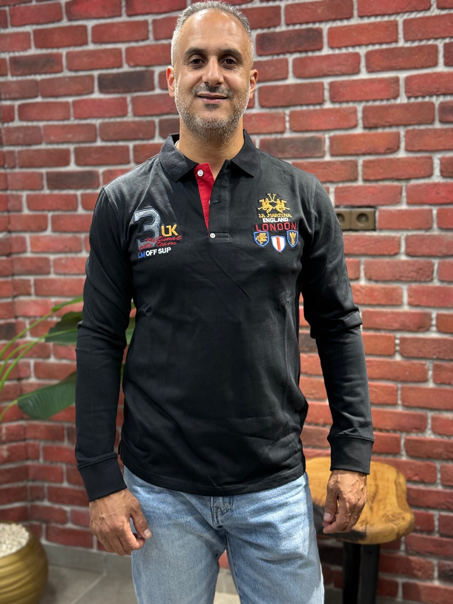 La Martina Men's polo shirt in a regular fit & FDN06