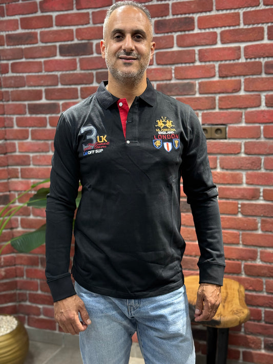 La Martina Men's polo shirt in a regular fit & FDN06