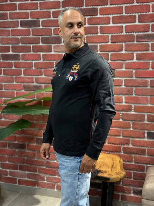 La Martina Men's polo shirt in a regular fit & FDN06