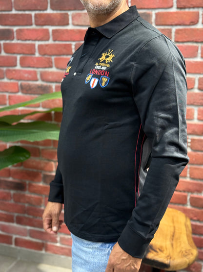 La Martina Men's polo shirt in a regular fit & FDN06