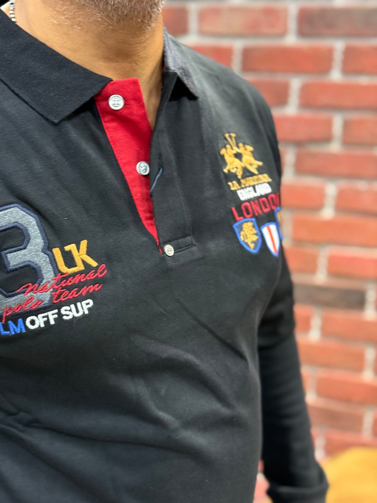 La Martina Men's polo shirt in a regular fit & FDN06