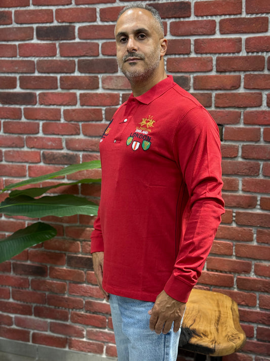 La Martina Men's polo shirt in a regular fit & FDN07