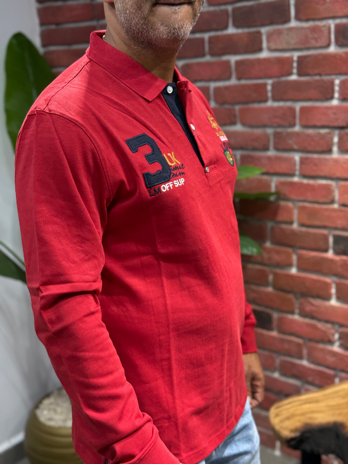 La Martina Men's polo shirt in a regular fit & FDN07