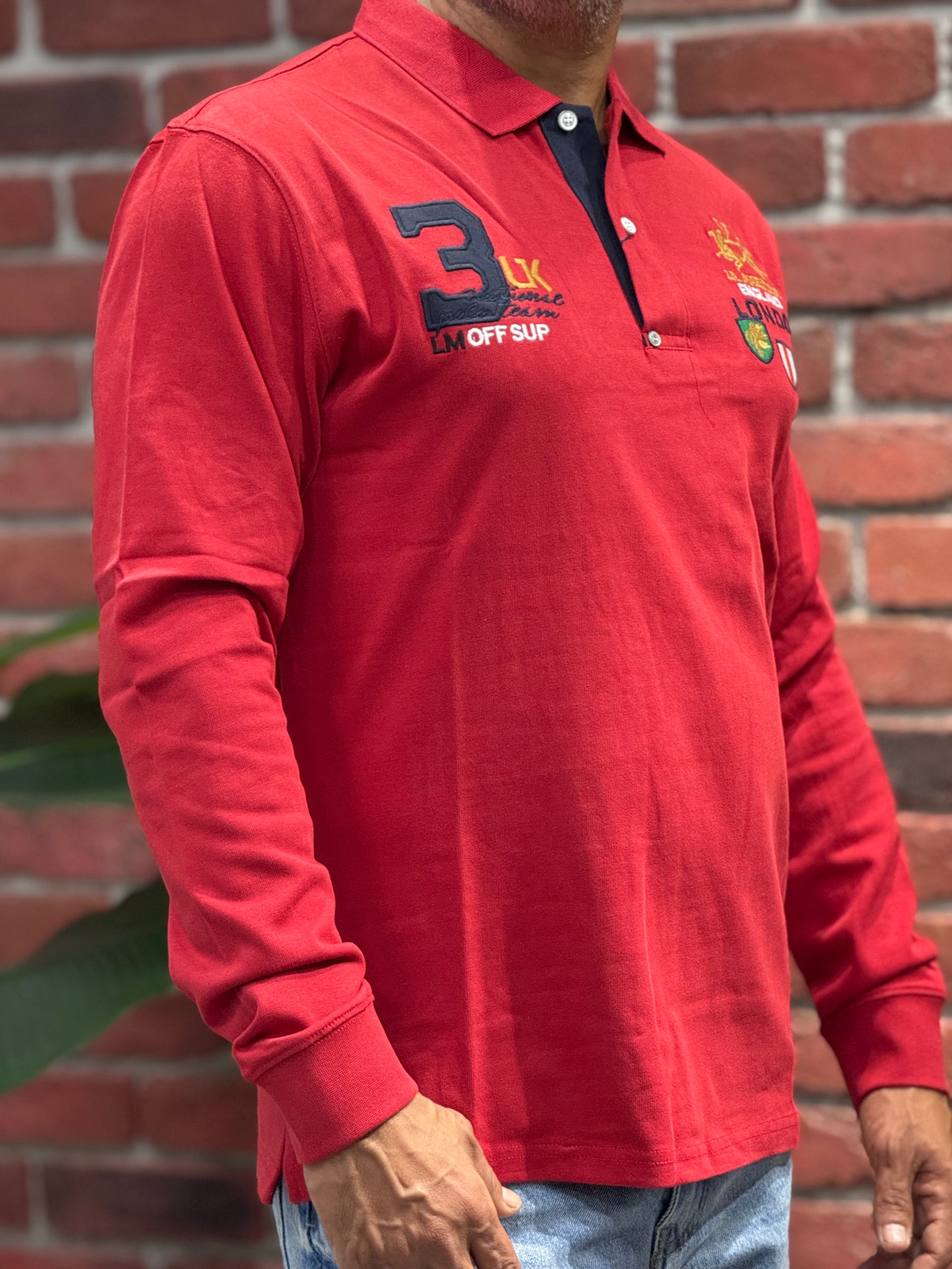 La Martina Men's polo shirt in a regular fit & FDN07