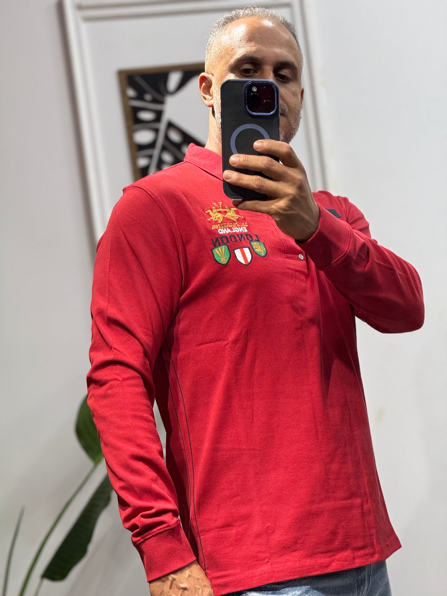 La Martina Men's polo shirt in a regular fit & FDN07