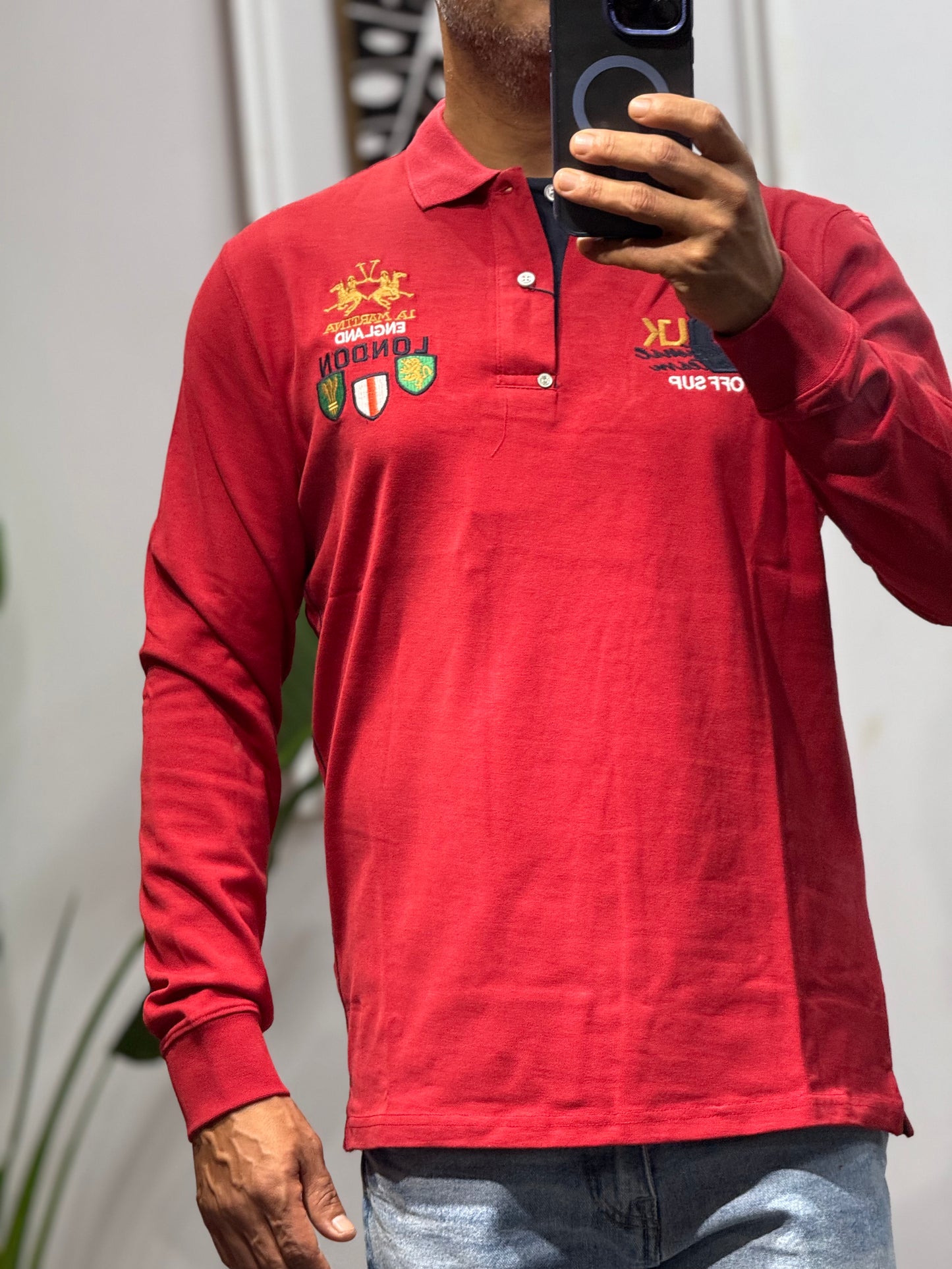 La Martina Men's polo shirt in a regular fit & FDN07