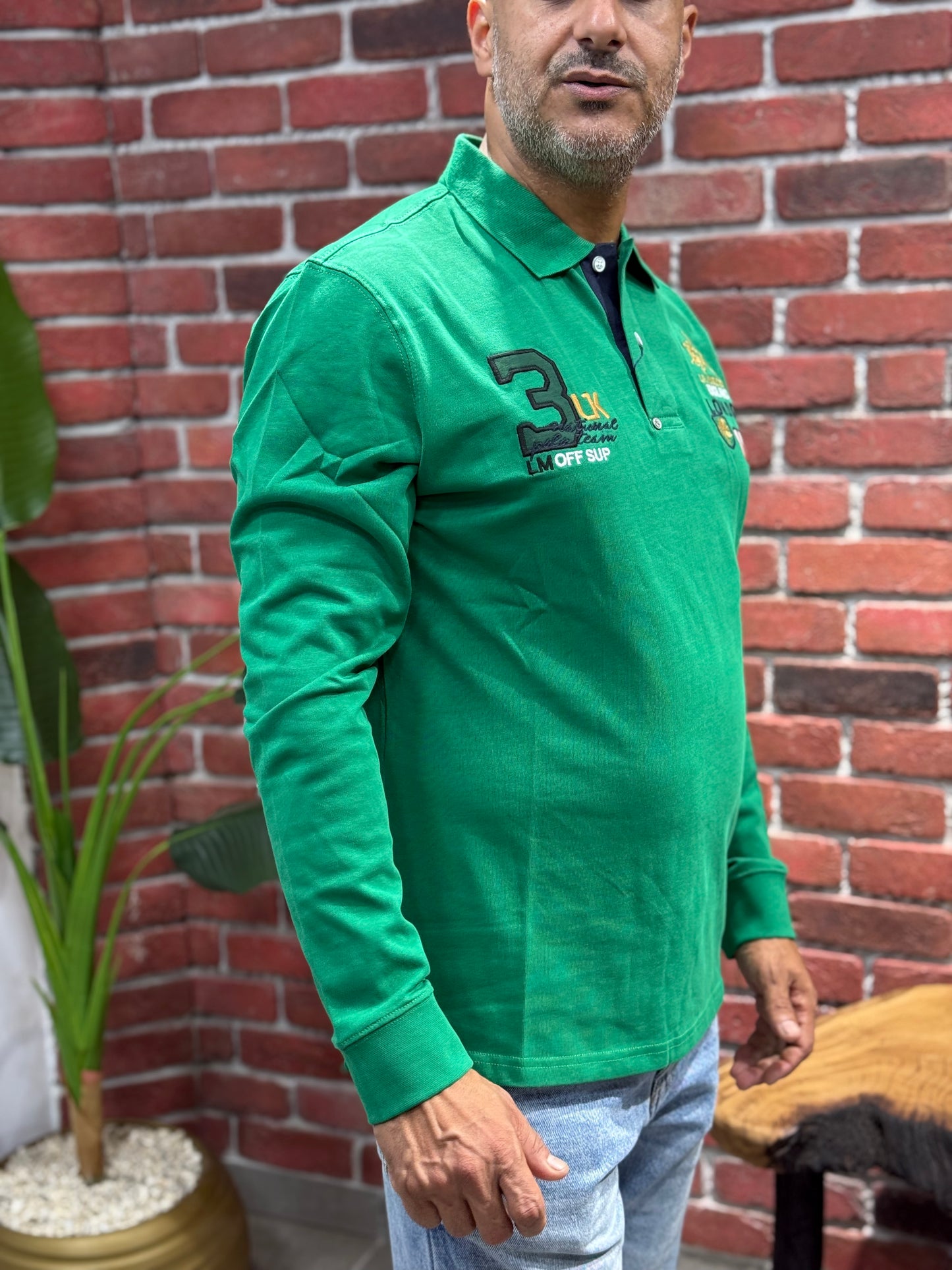 La Martina Men's polo shirt in a regular fit & FDN08