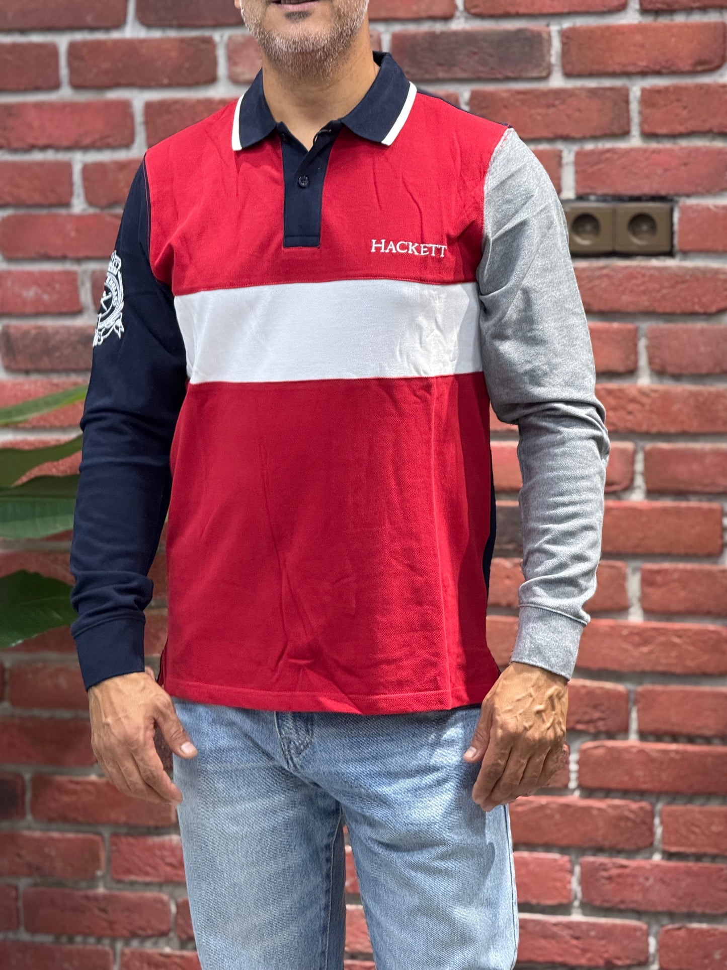 Hakett Men's polo shirt in a regular fit & FDN13