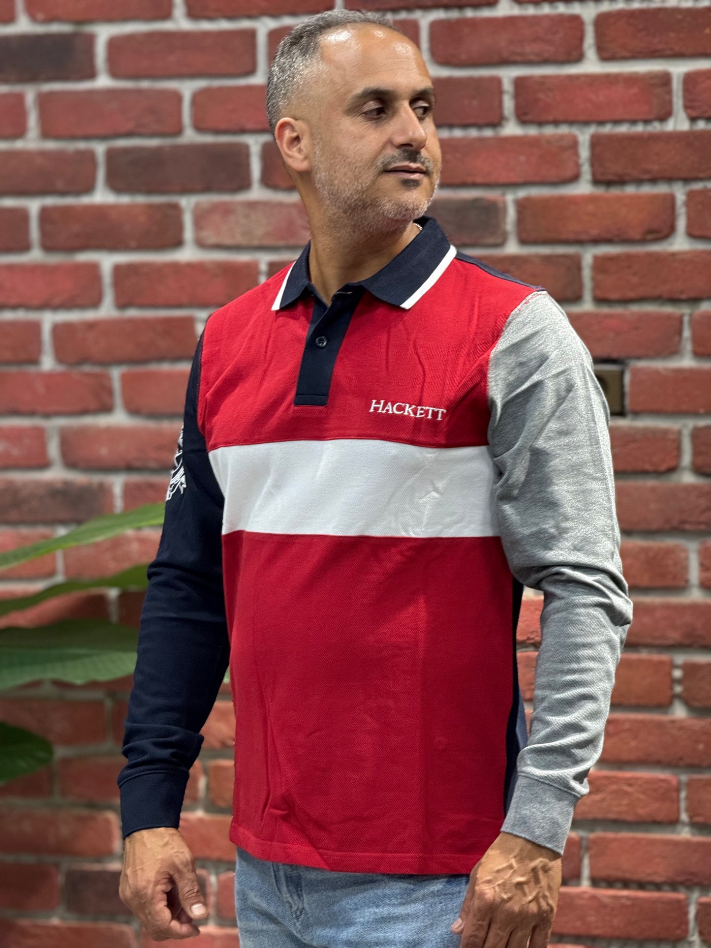 Hakett Men's polo shirt in a regular fit & FDN13