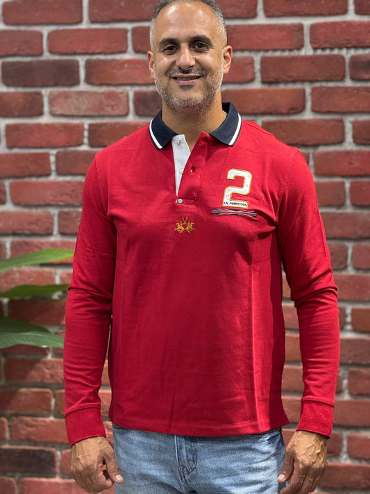 La Martina Men's polo shirt in a regular fit & FDN14