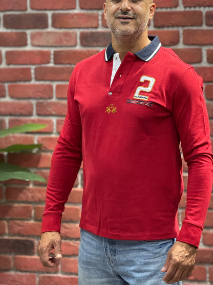 La Martina Men's polo shirt in a regular fit & FDN14