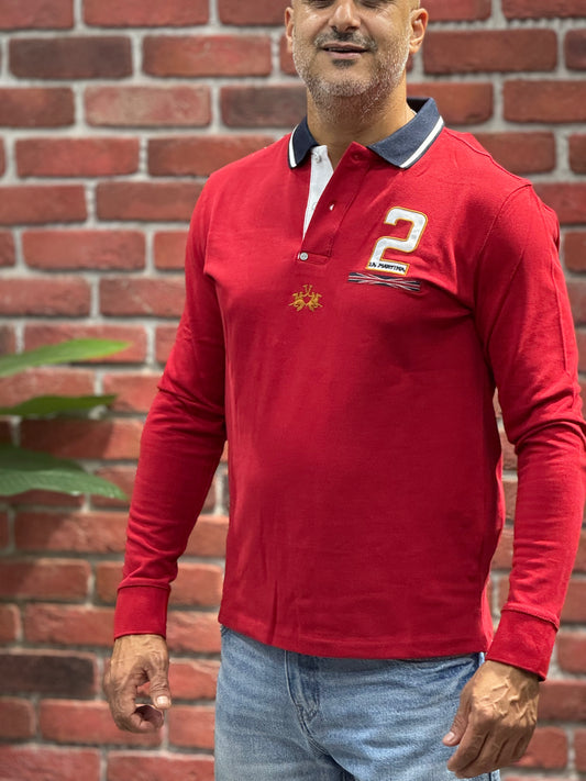 La Martina Men's polo shirt in a regular fit & FDN14