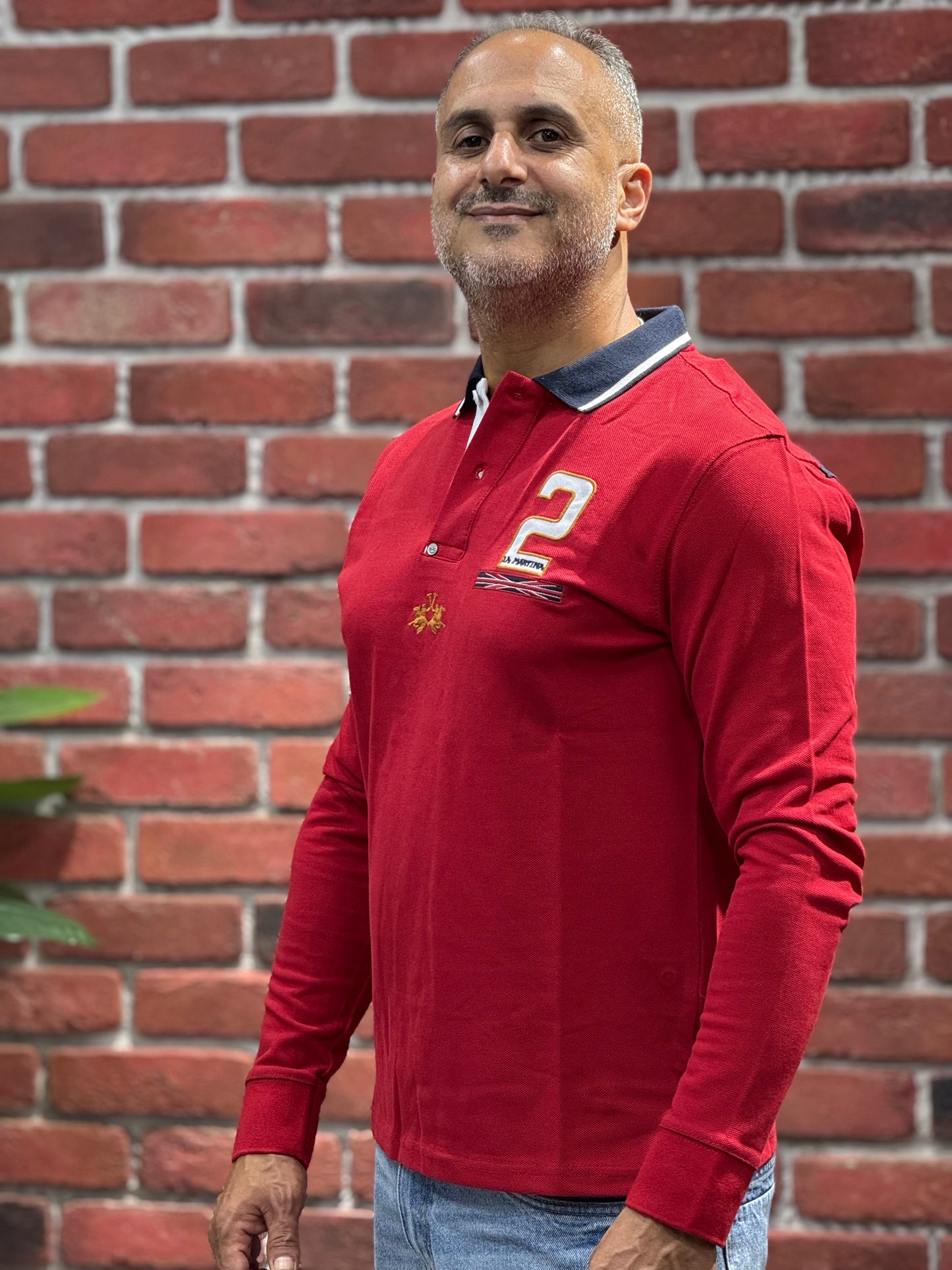 La Martina Men's polo shirt in a regular fit & FDN14