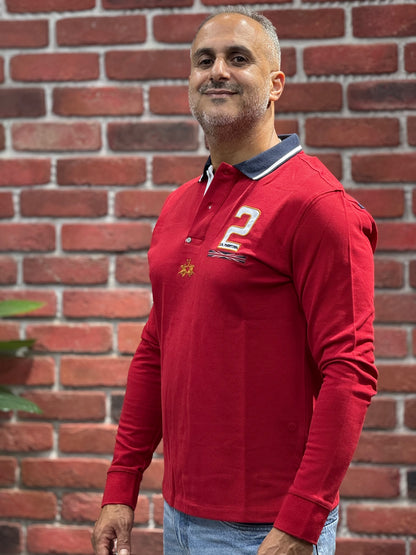 La Martina Men's polo shirt in a regular fit & FDN14