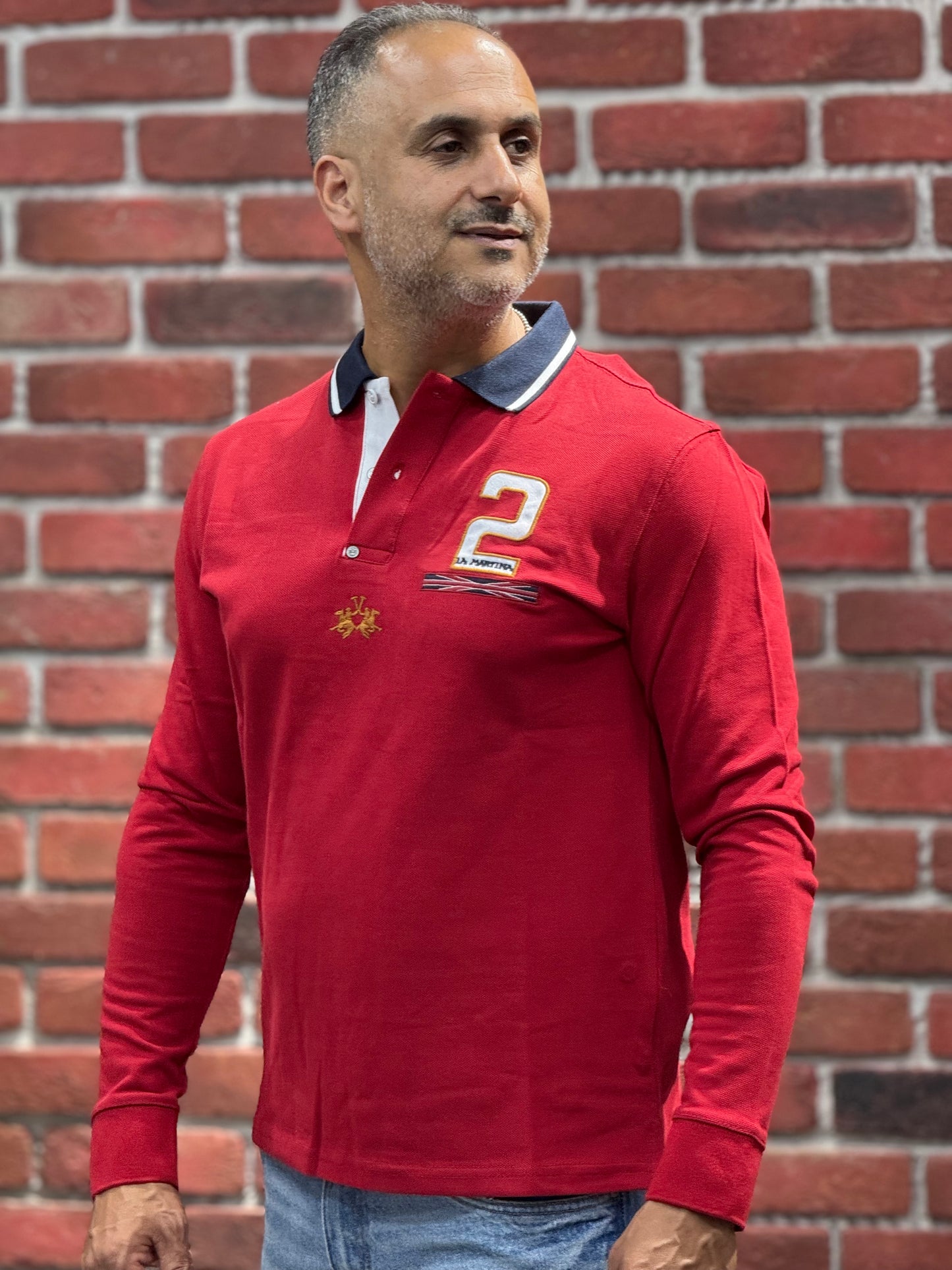 La Martina Men's polo shirt in a regular fit & FDN14