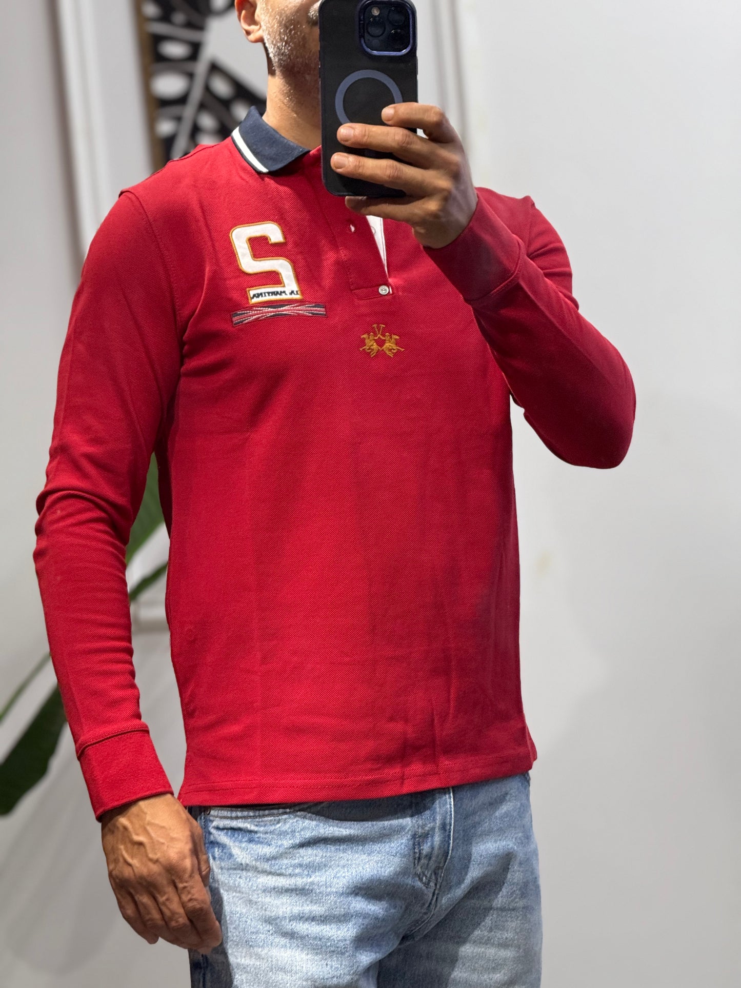 La Martina Men's polo shirt in a regular fit & FDN14